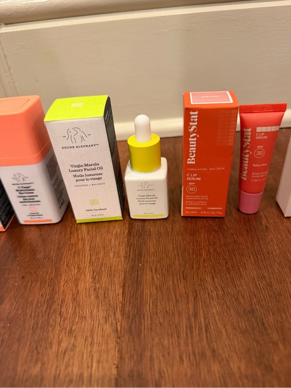 Drunk elephant, beauty stat, and haus labs